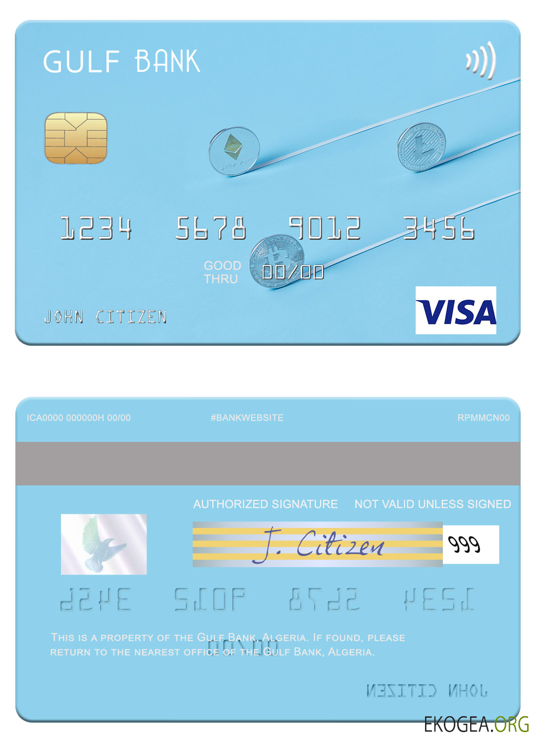 Carte visa Algérie Gulf Bank